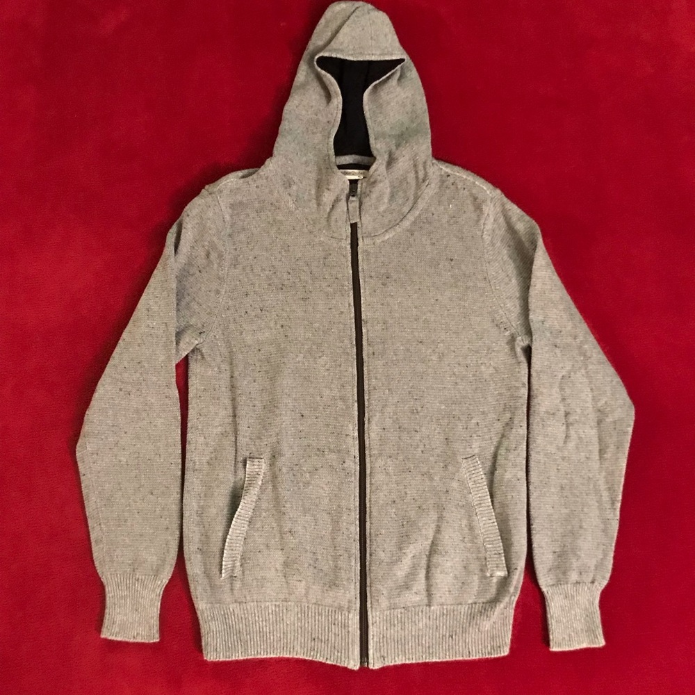 Carbon2Cobalt Full-Zip Sweater (Gray, size Medium)